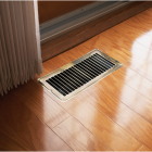 Home Impressions 4 In. x 10 In. Antique Brass Steel Floor Register Image 3