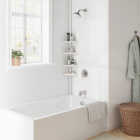 Zenith Zenna Home Plastic 12 In. x 97 In. Shower Caddy Image 4