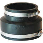Fernco 4 In. Clay Flexible PVC Pipe Coupling Image 1