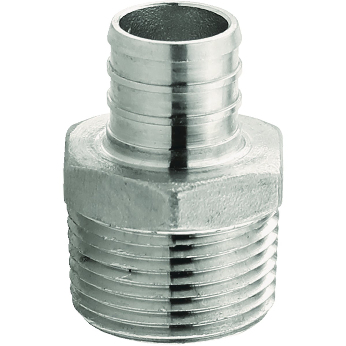Plumbeez 3/4 In. x 3/4 In. MPT Stainless Steel PEX Adapter Image 1