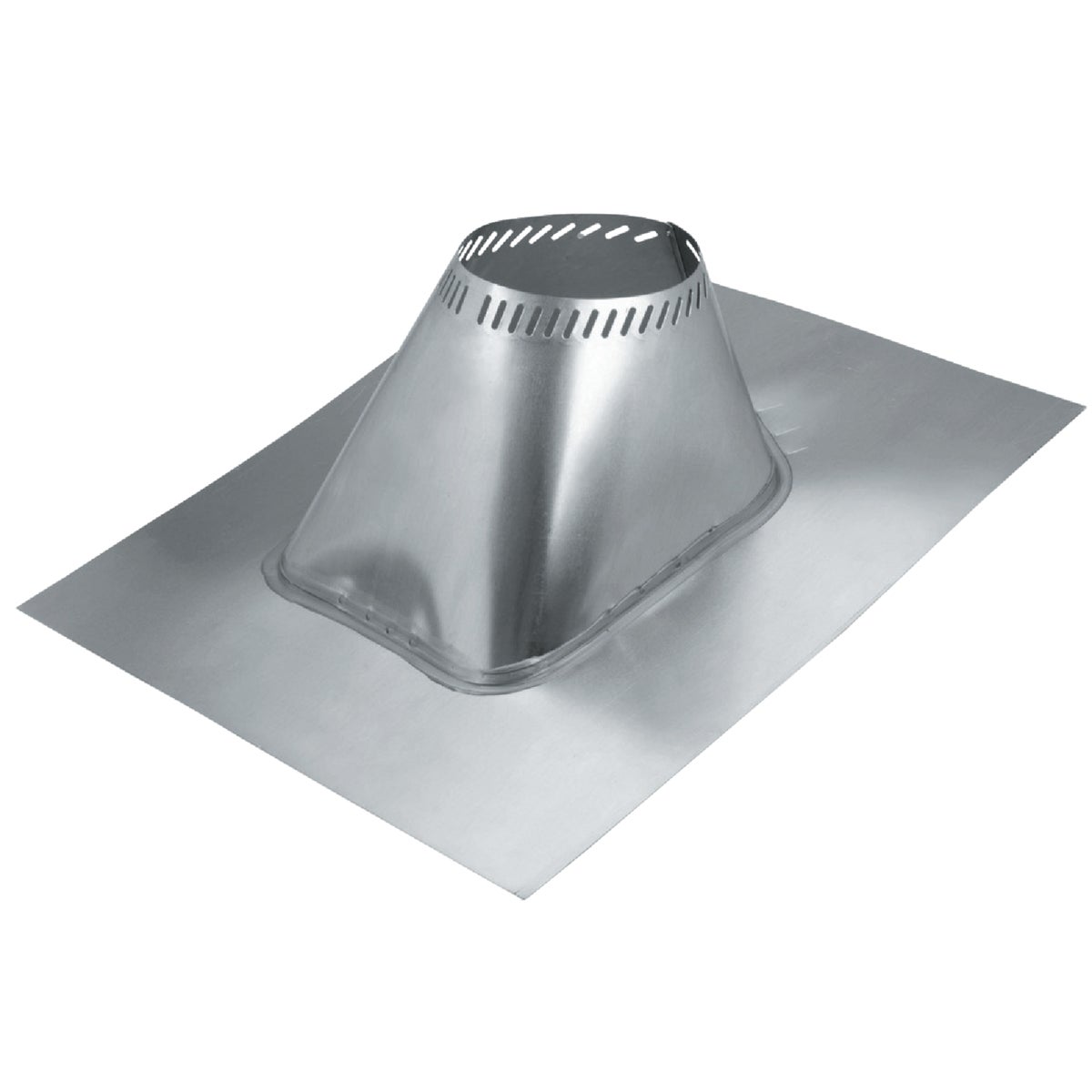 SELKIRK 8 In. Aluminum Adjustable Roof Pipe Flashing, 6/12 to 12/12 Roof Pitch Image 1