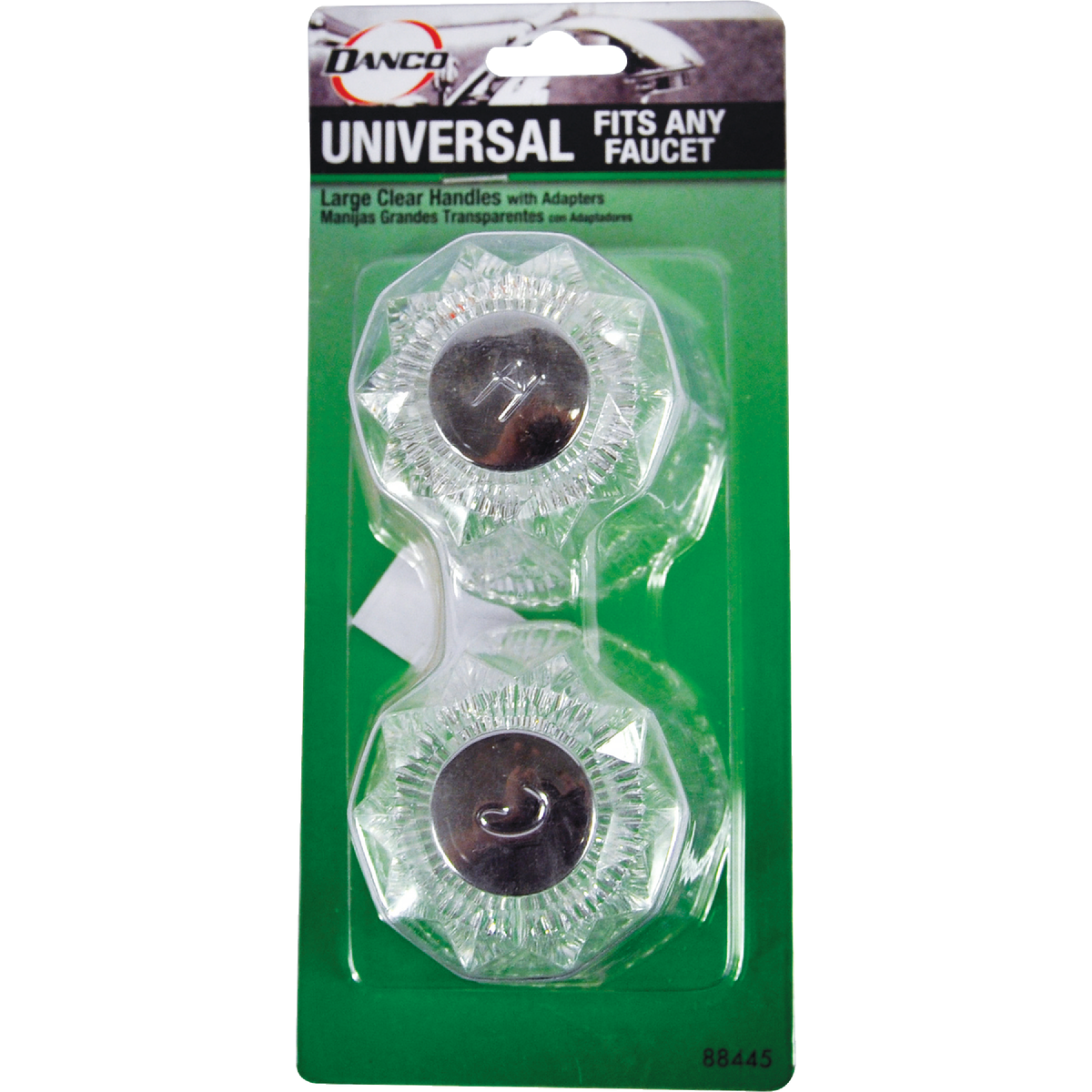 Danco Acrylic 10-Point Universal Replacement Clear Faucet Handle Image 2