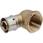 SharkBite 1/2 In. x 1/2 In. FNPT PEX Press Brass Adapter Elbow Image 1