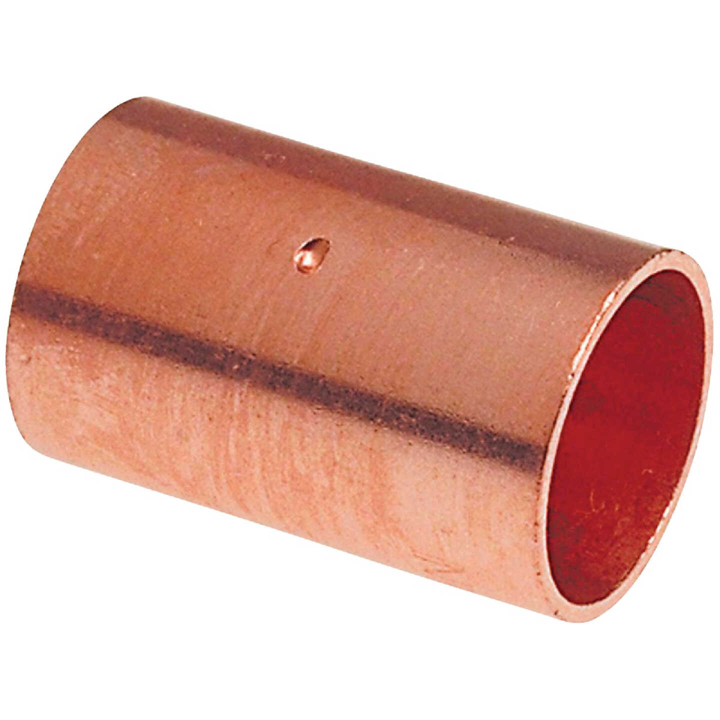 NIBCO 3/4 In. x 3/4 In. Copper Coupling with Stop Image 1