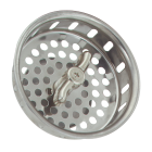 Do it 3-1/2 In. Stainless Steel Twist/Lock Basket Strainer Stopper Image 1