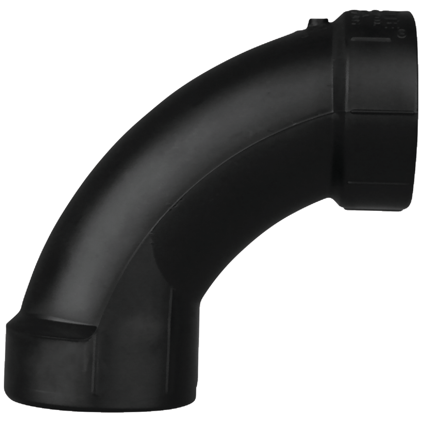 Charlotte Pipe 1-1/2 In. Hub x Hub 90 Deg. Long Sweep ABS Elbow (1/4 Bend) Image 1