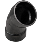 Charlotte Pipe 2 In. Hub x Hub 45 Deg. ABS Elbow (1/8 Bend) Image 1