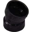 Charlotte Pipe 2 In. Hub x Hub 22-1/2 Deg. ABS Elbow (1/16 Bend) Image 1