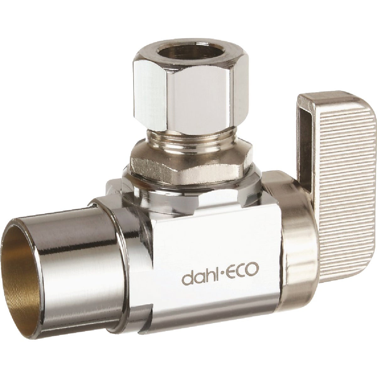 dahl 1/2 In. Female Solder x 3/8 In. OD Comp Angle Plated Supply Stop