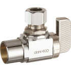 dahl 1/2 In. Female Solder x 3/8 In. OD Comp Angle Plated Supply Stop Image 1