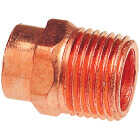 NIBCO 3/4 In. x 1/2 In. Male Copper Adapter Image 1