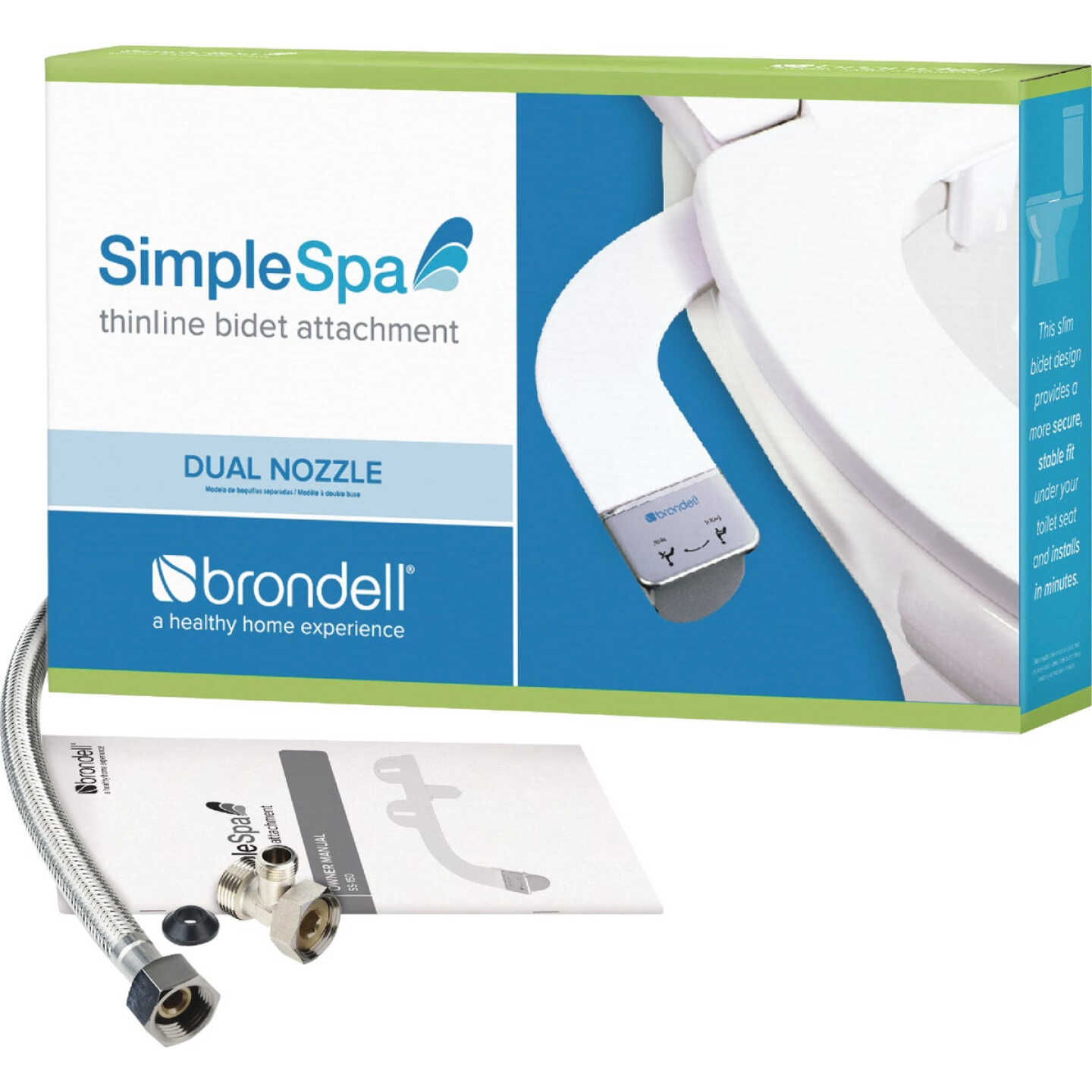 Brondell SimpleSpa Thinline Dual Nozzle Bidet Attachment Image 11