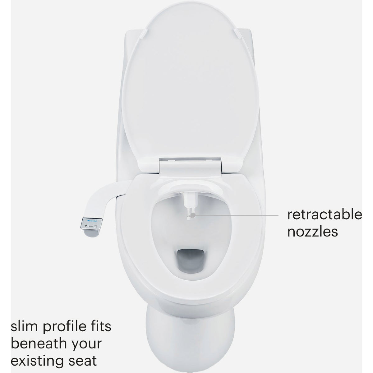 Brondell SimpleSpa Thinline Dual Nozzle Bidet Attachment Image 8