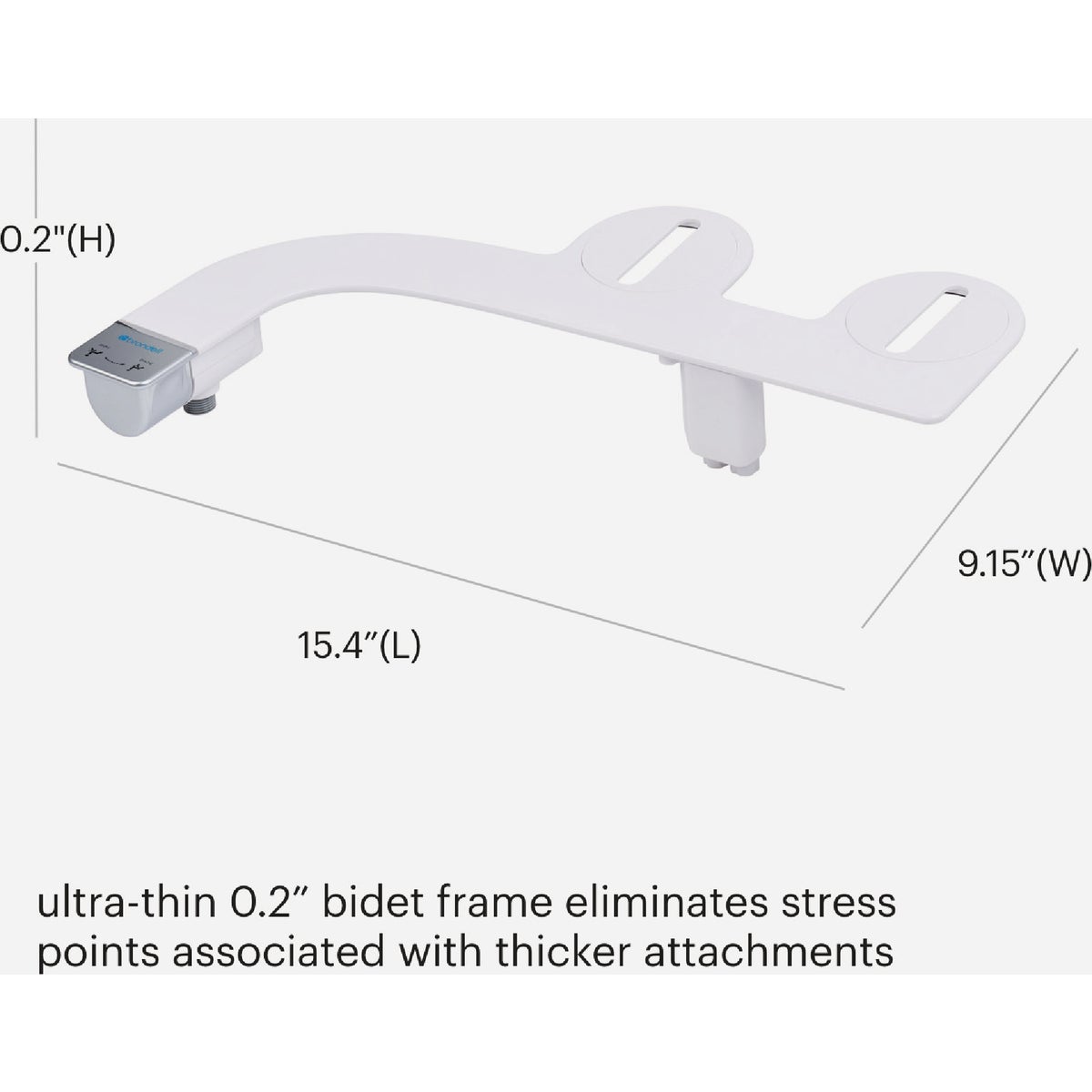 Brondell SimpleSpa Thinline Dual Nozzle Bidet Attachment Image 10