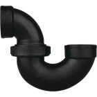 Charlotte Pipe 2 In. Black ABS P-Trap with Union Image 1