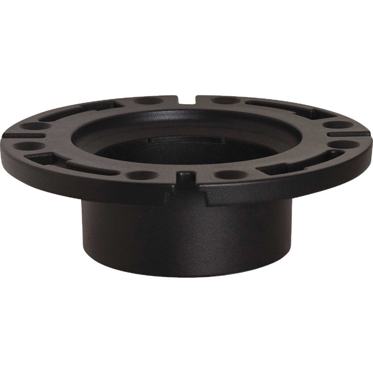 Sioux Chief 3 In. Hub/Inside 4 In. ABS Open Toilet Flange with 1-Piece Plastic Ring Image 1