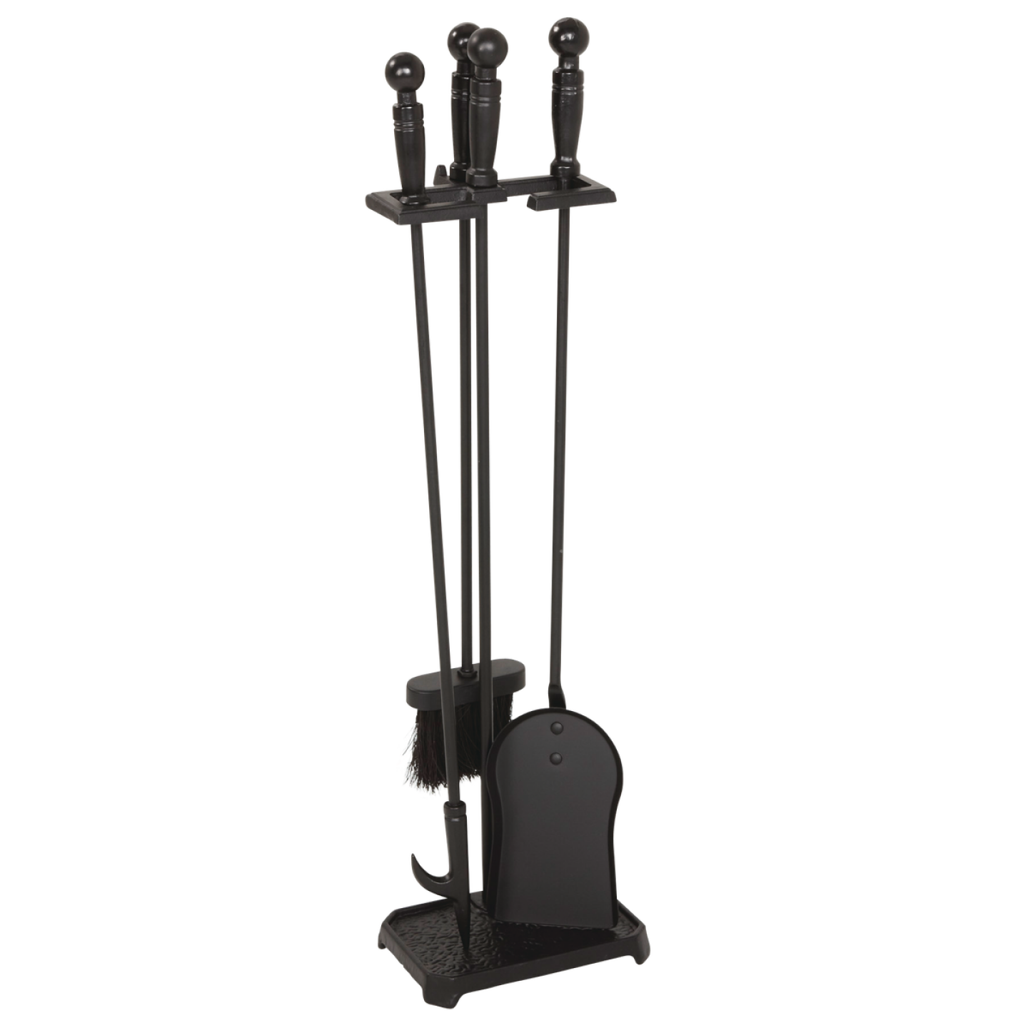 Home Impressions 4-Piece Cast Iron 28 In. H Fireplace Tool Set Image 1