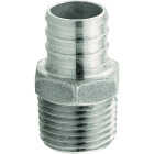 Plumbeez 3/4 In. x 1/2 In. MPT Stainless Steel PEX Adapter Image 1
