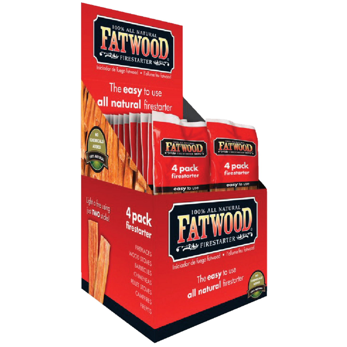 Fatwood Fire Starter Display (26-Pack) Image 1