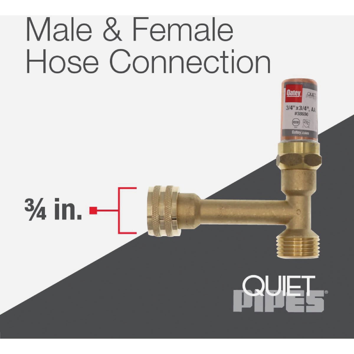 Oatey Quiet Pipes Washing Machine Supply Line Shock Absorber Image 4