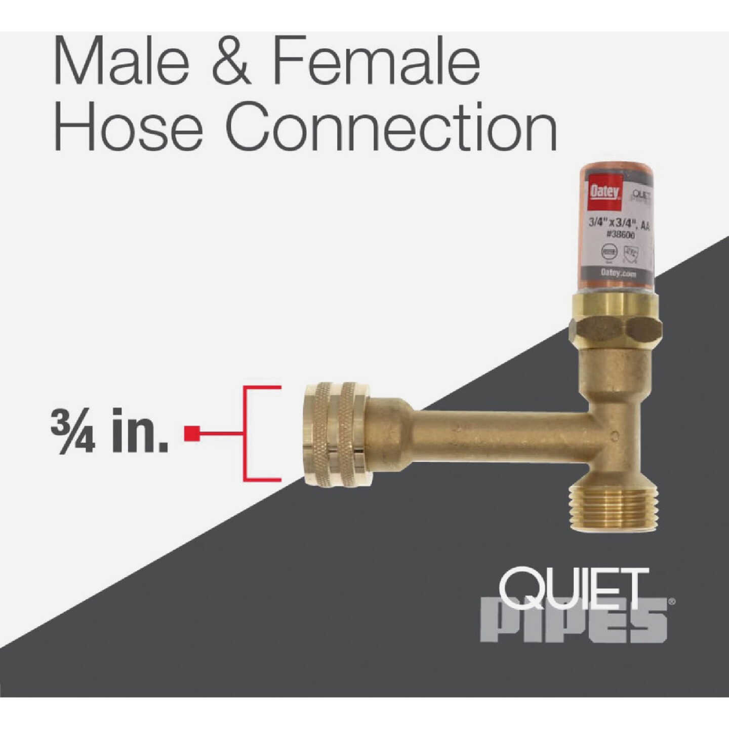 Oatey Quiet Pipes Washing Machine Supply Line Shock Absorber Image 4