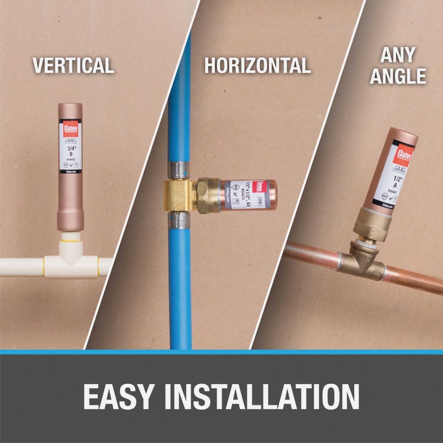 Oatey Quiet Pipes Washing Machine Supply Line Shock Absorber Image 3