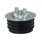 Black Swan 3 In. IPS Galvanized Steel Sewer and Drain Test Plug Image 1