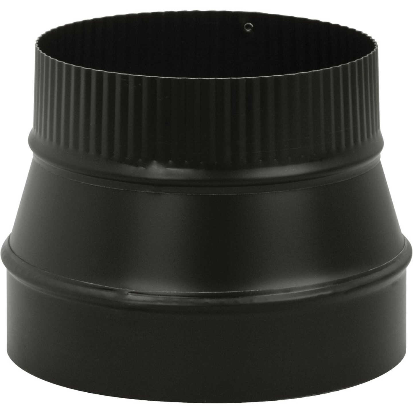 Imperial Single Wall 7 In. - 6 In. 24 ga Black Reducer Image 1
