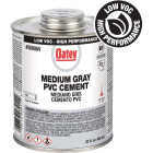 Oatey 32 Oz. Low Voc Gray PVC Cement Image 1