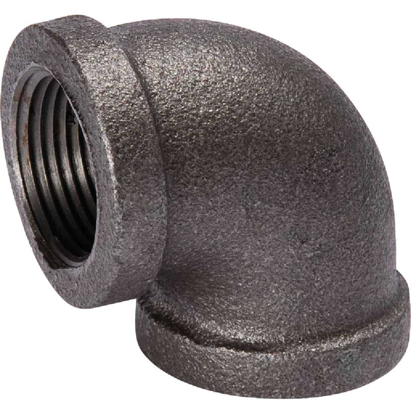 Southland 1/2 In. 90 Deg. Malleable Black Iron Elbow (1/4 Bend) Image 1