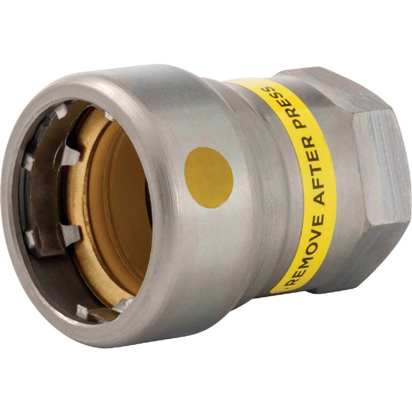 Streamline 1/2 In. P x F Carbon Steel Adapter Image 1