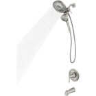 Moen Mikah Spot Resist Brushed Nickel 1-Handle Tub & Shower Faucet Image 1