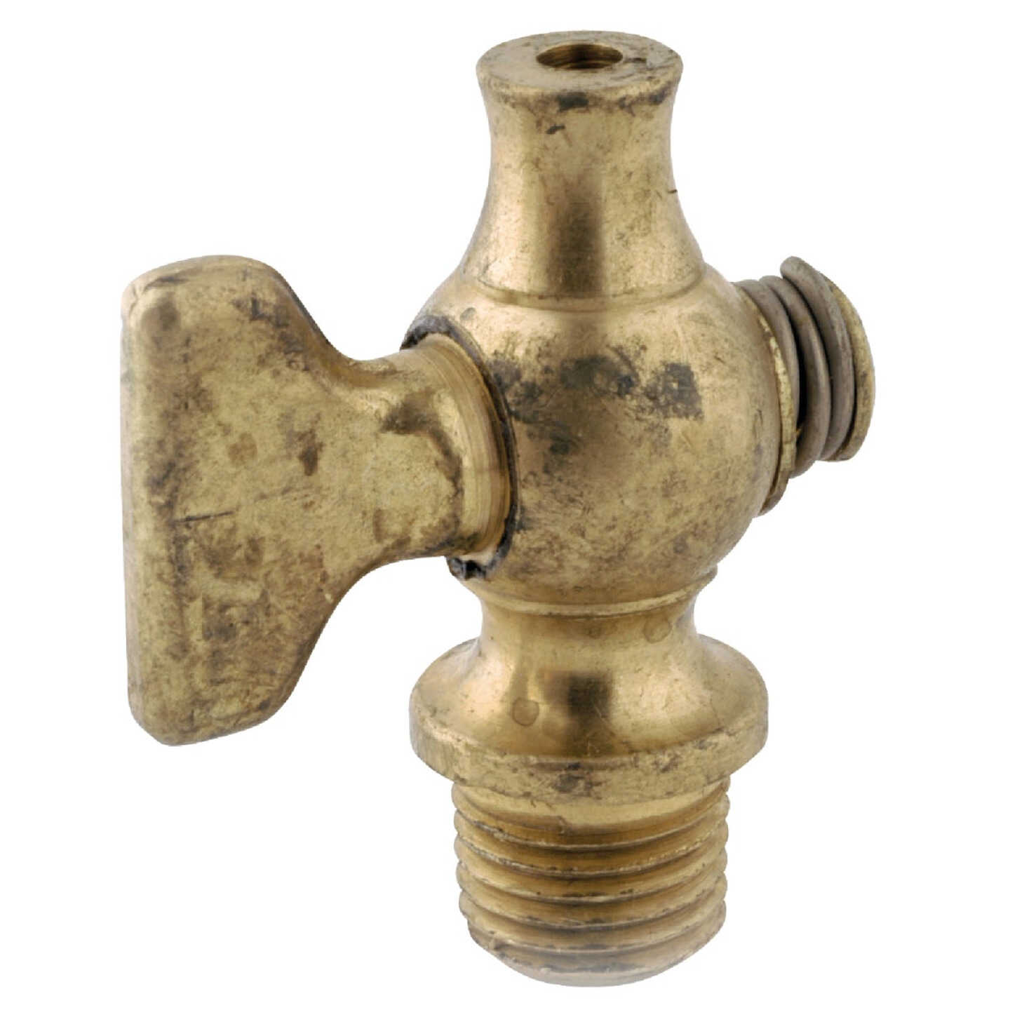 Anderson Metals 1/4 In. MIP Brass 80 psi Air Drain Cock Image 1