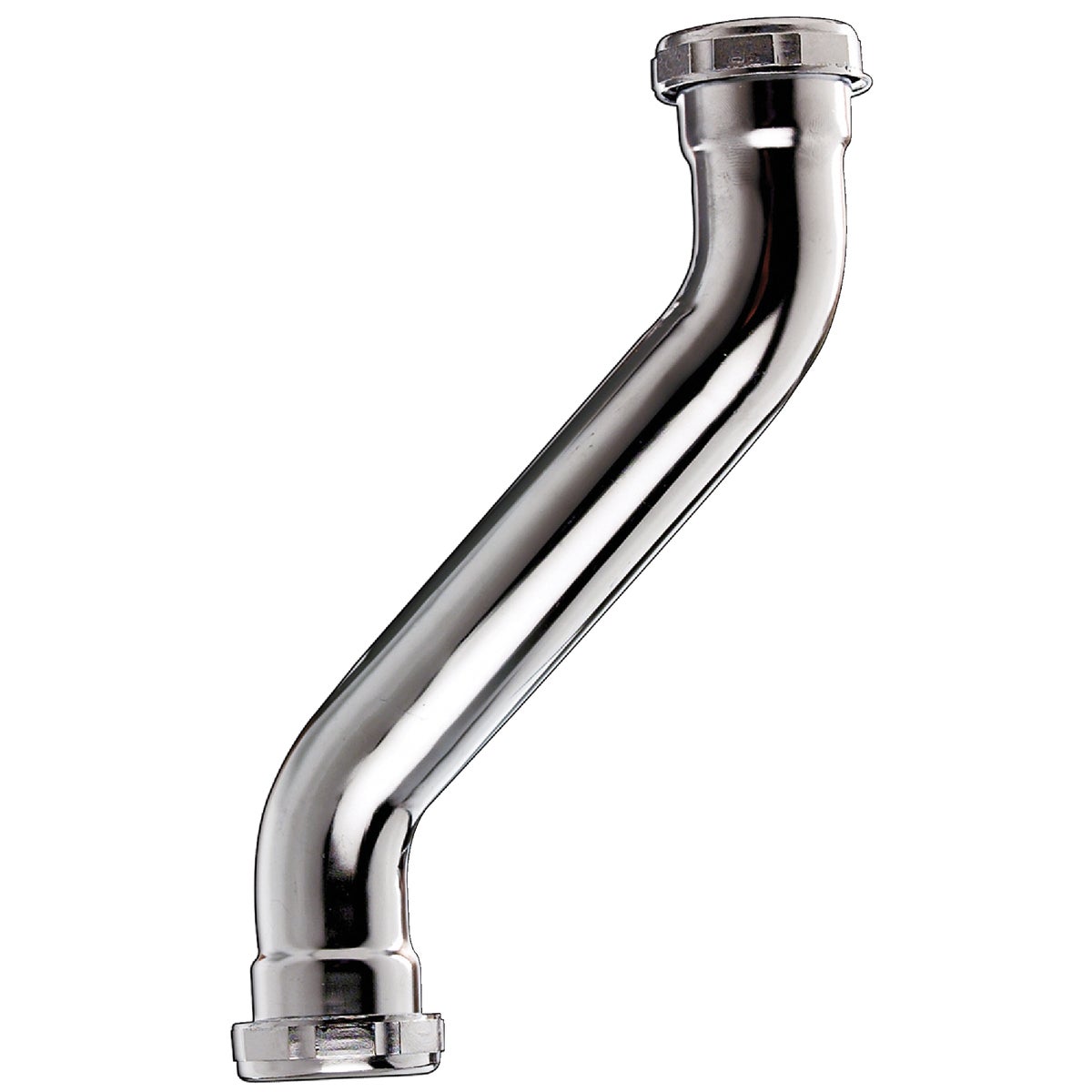 Keeney 1-1/2 In. x 1-1/2 In. Polished Chrome 22GaugeDouble Offset