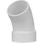 Charlotte Pipe 4 In. Schedule 40 45 Deg. DWV PVC Street Elbow (1/8 Bend) Image 1