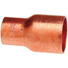 NIBCO 1-1/2 In. x 1-1/4 In. Reducing Copper Coupling with Stop Image 1