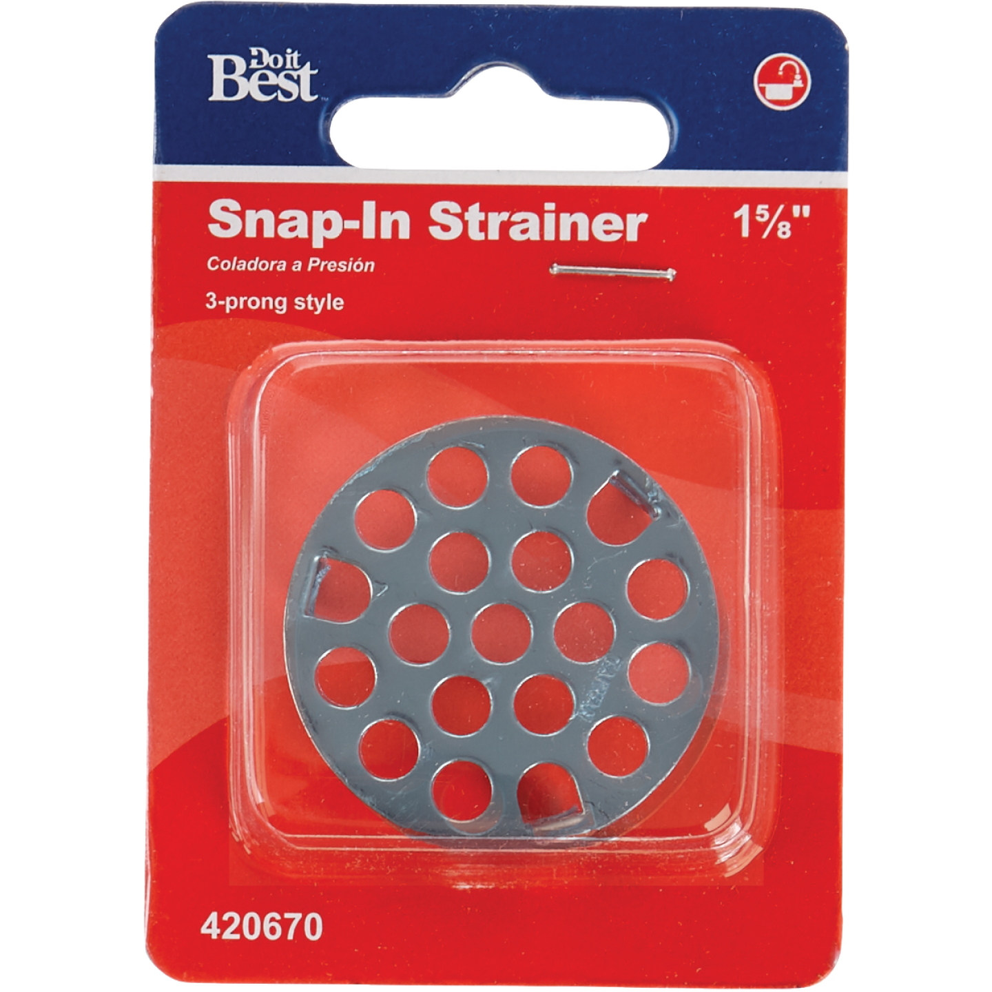 Do it 1-5/8 In. Stainless Steel Tub Drain Strainer Image 2