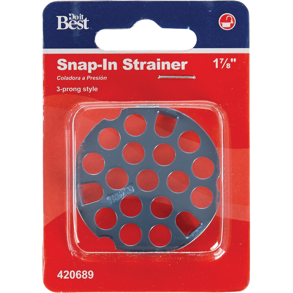 Do it 1-7/8 In. Stainless Steel Tub Drain Strainer Image 2