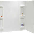 Maax Utah 60-1/2 In. L x 31-3/4 In. W x 59 In. H 5-Piece Glue Up Tub Wall Surround in White Image 3