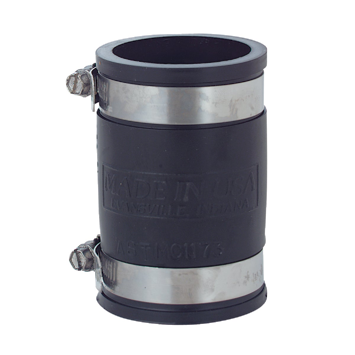 Fernco 1-1/2 In. Plastic to Plastic PVC Coupling Image 1