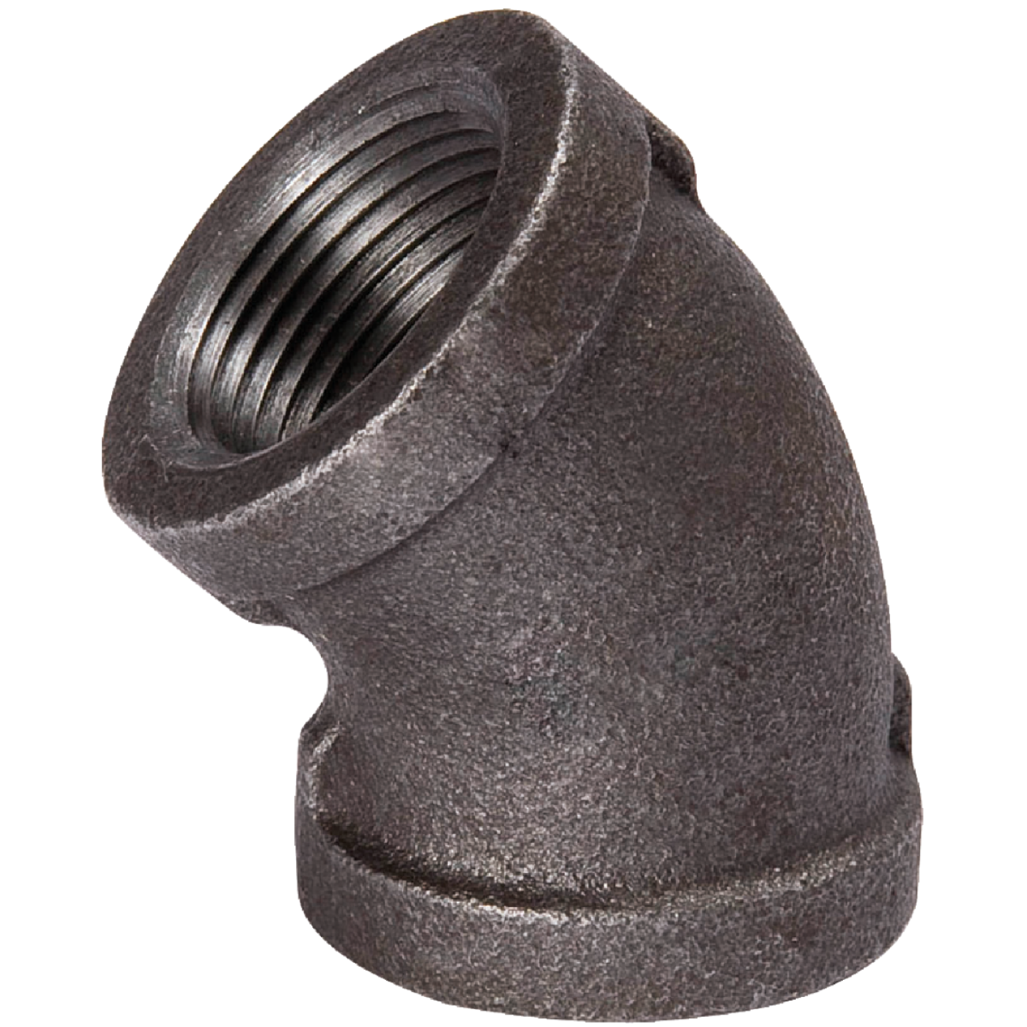 Southland 1/2 In. 45 Deg. Malleable Black Iron Elbow (1/8 Bend) Image 1