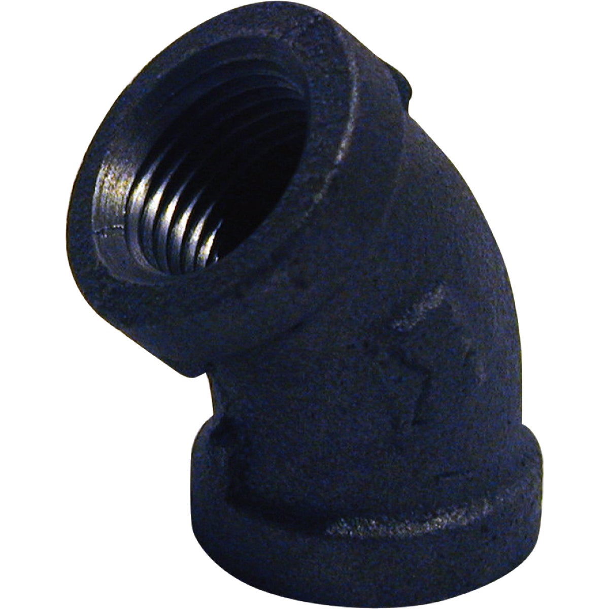 Southland 2 In. 45 Deg. Malleable Black Iron Elbow (1/8 Bend) Image 1