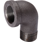 Southland 3/8 In. 90 Deg. Street Malleable Black Iron Elbow (1/4 Bend) Image 1