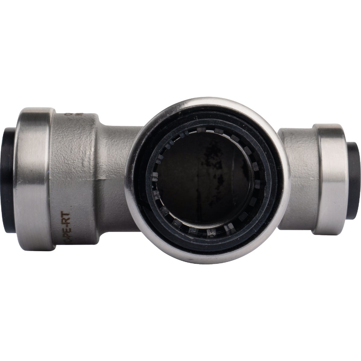 QuickFitting 3/4 In. x 1/2 In. x 3/4 In. Push-to-Connect Stainless Steel Reducing Tee Image 6