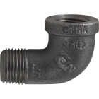 Southland 1/2 In. 90 Deg. Street Malleable Black Iron Elbow (1/4 Bend) Image 1