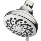 AquaVista Serene 6-Setting 3.5 In. In. Fixed Mount Showerhead Showerhead in Chrome Image 1