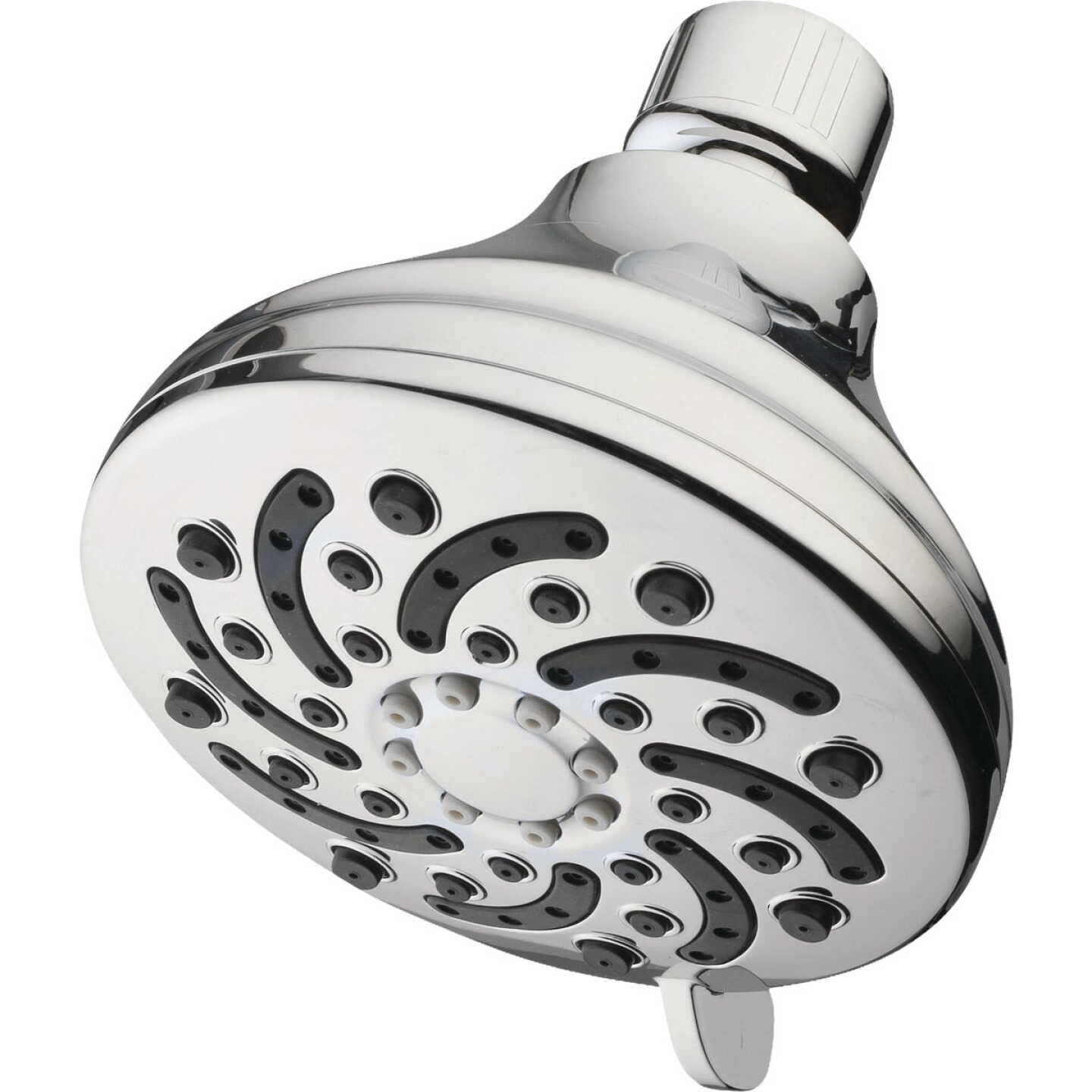 AquaVista Serene 6-Setting 3.5 In. In. Fixed Mount Showerhead Showerhead in Chrome Image 1