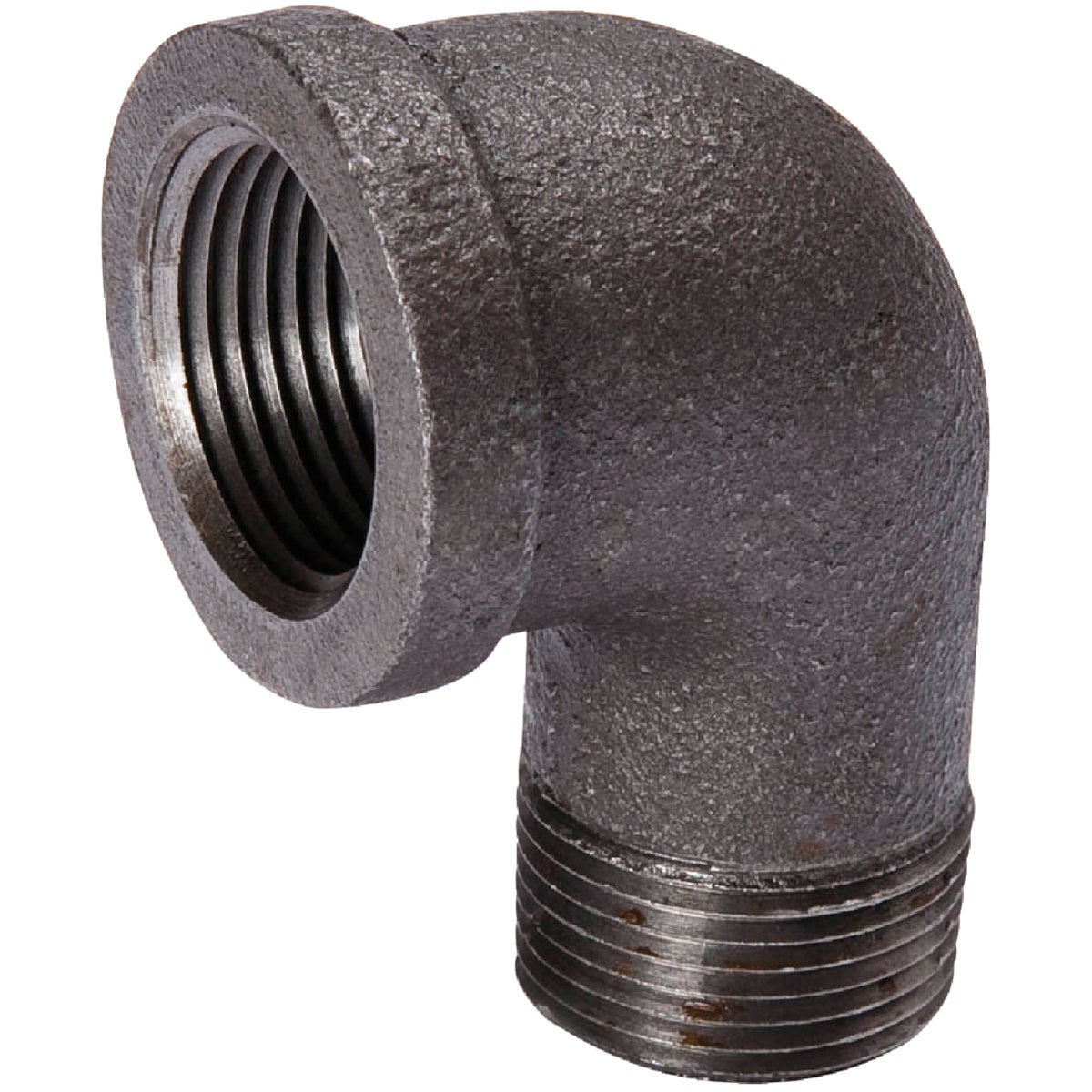 Southland 1-1/4 In. 90 Deg. Street Malleable Black Iron Elbow (1/4 Bend) Image 1