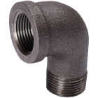 Southland 1-1/2 In. 90 Deg. Street Malleable Black Iron Elbow (1/4 Bend) Image 1
