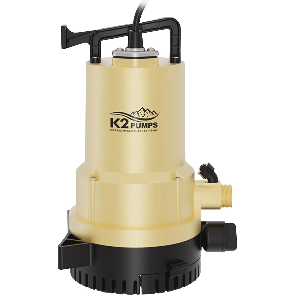 K2 1/4 HP 2-In-1 Submersible Utility & Transfer Pump Image 7
